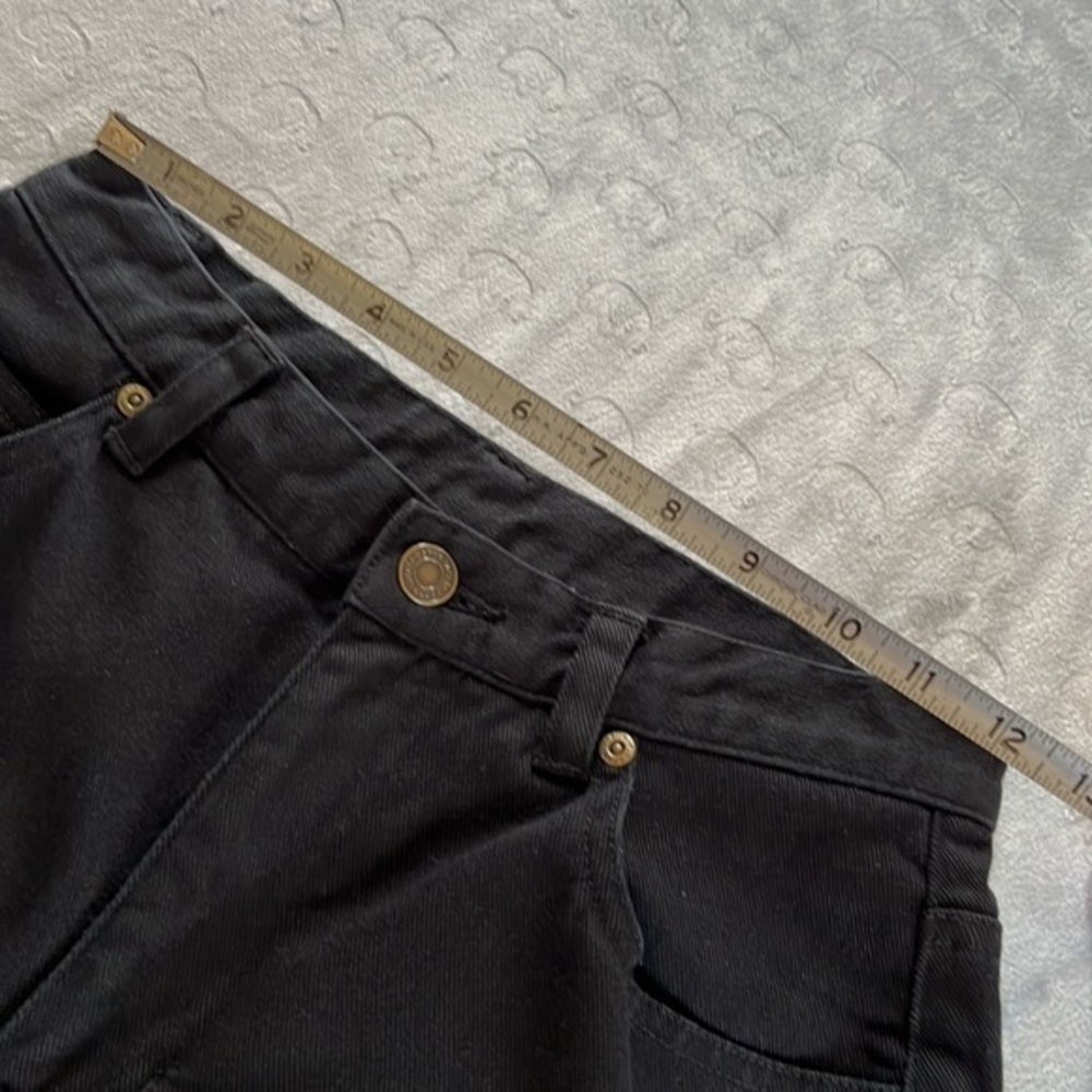 Lizwear High Rise Mom Black Denim Jean Size 4 - Picture 12 of 15